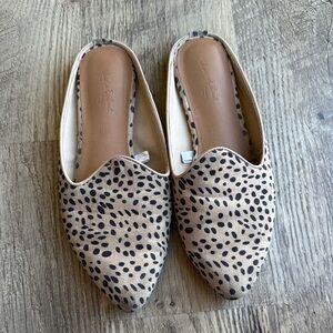 Universal Threads Leopard Print Women's Slip-On Mules